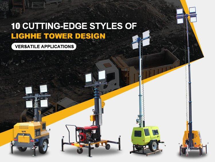 Осветительная башня мобильная гидравлическая для стройки (арт. 25-5083194)