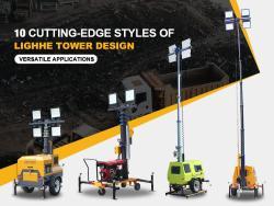 Осветительная башня мобильная гидравлическая для стройки (арт. 25-5083194)