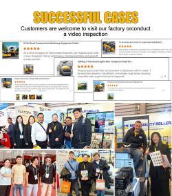 Каток дорожный двухвальцовый 1 тонна для уплотнения грунта и асфальта (арт. 25-5083213)