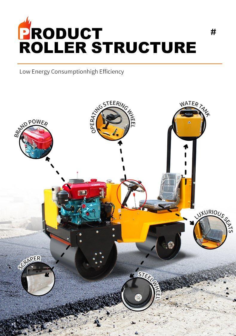 Каток дорожный вибрационный мини гидравлический двойной (арт. 25-5083214)