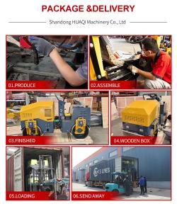 Каток дорожный вибрационный дизельный 3 тонны с насосом (арт. 25-5083267)