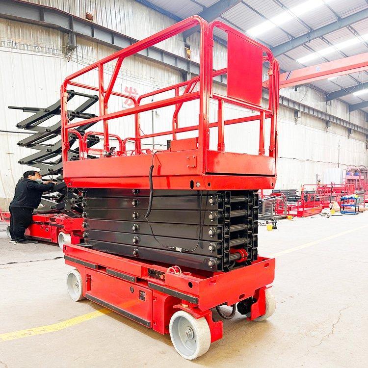 Подъемник ножничный самоходный гидравлический с насосом и двигателем (арт. 25-5083311)