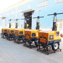 Мобильная светодиодная башня на дизеле с солнечным питанием (арт. 25-5083327)