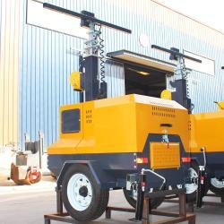 Мобильная светодиодная башня на дизеле с солнечным питанием (арт. 25-5083327)