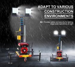 Осветительная башня мобильная LED 400W*2 дизельная 6-9м (арт. 25-5083355)