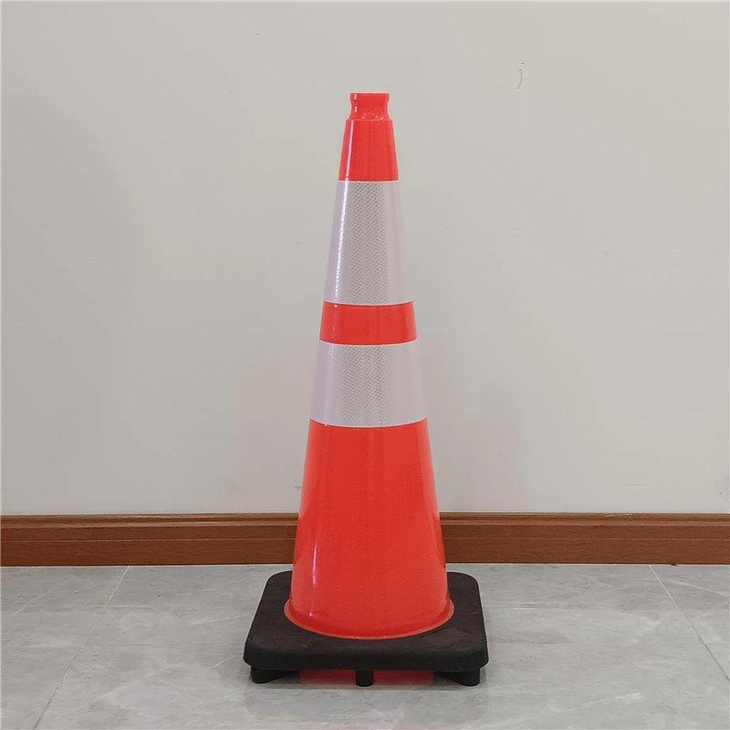 Конус дорожный гибкий ПВХ 70 см для безопасности (арт. 25-5083384)