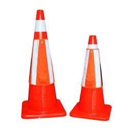 Конус дорожный гибкий ПВХ с LED подсветкой 70 см (арт. 25-5083388)