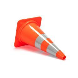 Конус дорожный гибкий ПВХ 70 см для безопасности (арт. 25-5083390)