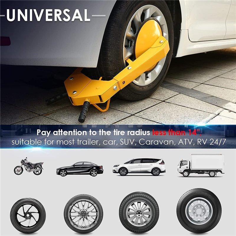 Замок блокиратор колес противоугонный стальной для грузовиков (арт. 25-5083402)