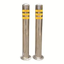 Боллард парковочный стальной с предупреждающей лентой (арт. 25-5083426)