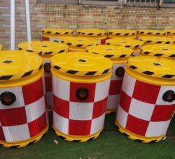 Ведро пластиковое противоударное с солнечной LED подсветкой (арт. 25-5083430)