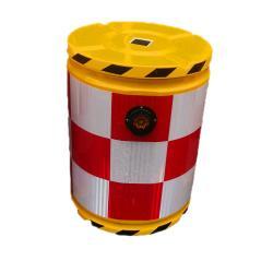 Барьер дорожный пластиковый водоналивной с фонарем (арт. 25-5083432)
