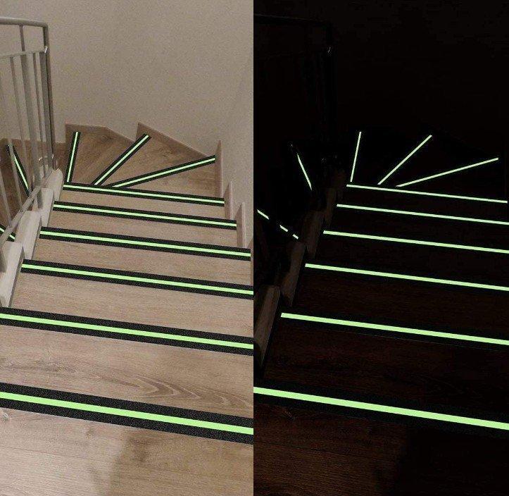 Ленты противоскользящие светящиеся для ступеней (арт. 25-5083444)