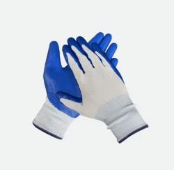 Перчатки защитные нейлоновые нитриловые 13-игольные 42 г (арт. 25-5083447)