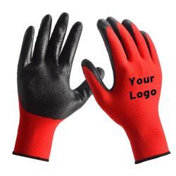 Перчатки рабочие защитные полиэстеровые с PU покрытием (арт. 25-5083451)