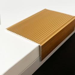 Полоса алюминиевая противоскользящая L-образная для ступеней (арт. 25-5083454)