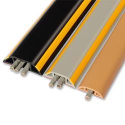 Протектор кабельный резиновый легкий 1-канальный ПВХ (арт. 25-5083461)