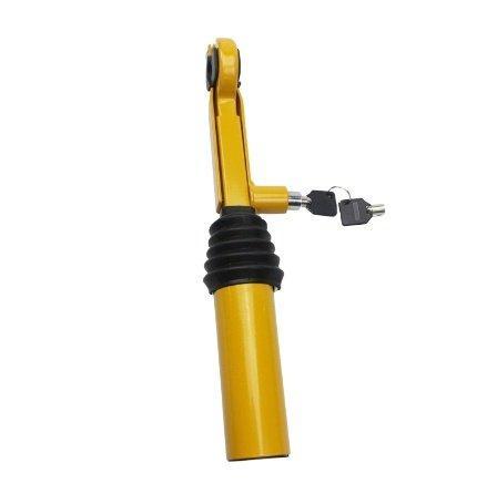 Замок противоугонный автомобильный желтый выдвижной (арт. 25-5083470)