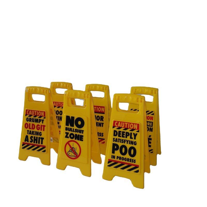 Знаки предупреждающие мини пластиковые для трафика (арт. 25-5083491)