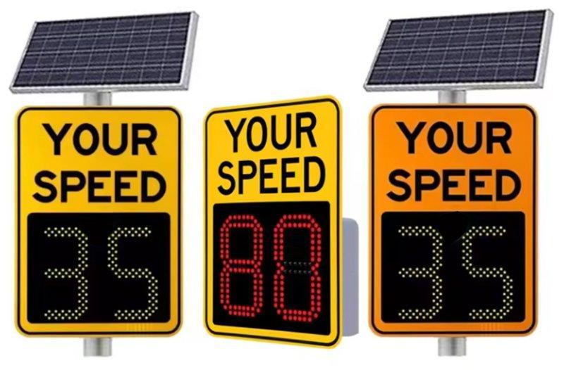 Знак дорожный светодиодный радарный с солнечной батареей (арт. 25-5083498)