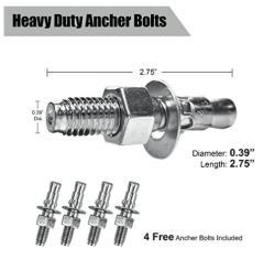 Барьер парковочный стальной съемный для безопасности (арт. 25-5083499)