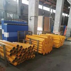 Боллард парковочный защитный желтый с порошковым покрытием (арт. 25-5083551)