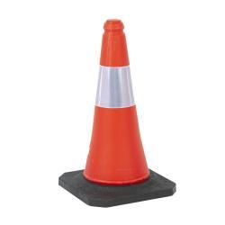 Конус дорожный пластиковый красный прочный PE (арт. 25-5083554)