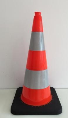 Конус дорожный ПВХ 75 см светоотражающий с резиной (арт. 25-5083560)