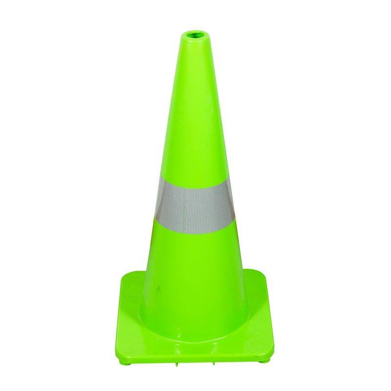 Конусы дорожные зеленые с отражающими полосами (арт. 25-5083563)