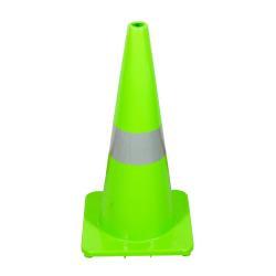 Конусы дорожные зеленые с отражающими полосами (арт. 25-5083563)