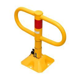 Барьер парковочный складной стальной с замком ручным (арт. 25-5083578)