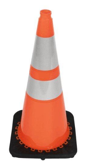 Конус дорожный гибкий ПВХ 70см 3.2кг безопасности (арт. 25-5083590)
