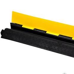Покрытие резиновое для кабелей черно-желтое 1-канальное (арт. 25-5083591)