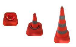 Конус дорожный складной светодиодный сигнальный с подсветкой (арт. 25-5083609)