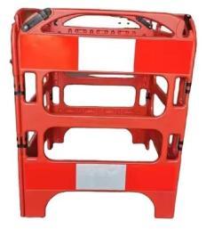 Барьер дорожный складной пластиковый раздвижной съемный (арт. 25-5083622)