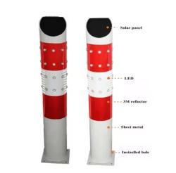 Боллард светодиодный солнечный сигнальный алюминиевый мигающий (арт. 25-5083629)