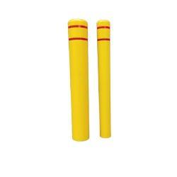 Боллард пластиковый уличный жёлтый UV-стойкий 4 и 6 дюймов (арт. 25-5083636)