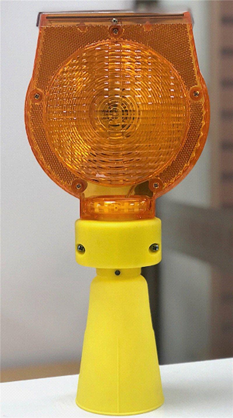 Светодиодный сигнальный фонарь на солнечной батарее для конусов (арт. 25-5083642)