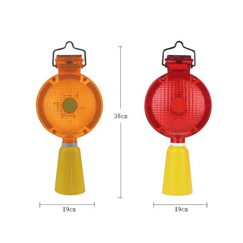 Лампа сигнальная светодиодная для дорожных конусов на солнечной батарее (арт. 25-5083673)