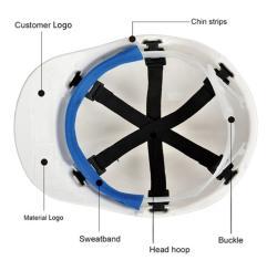 Каска многоцветная защитная для пожарных с логотипом (арт. 25-5083686)