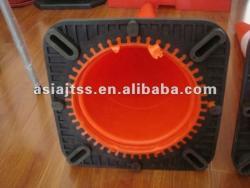 Конусы дорожные оранжевые 700мм с отражателем и резиновой основой (арт. 25-5083693)