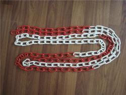 Цепь пластиковая сигнальная желто-красно-белая для ограждений (арт. 25-5083697)