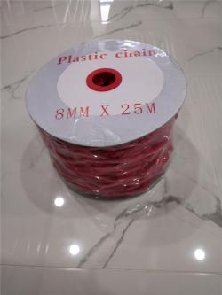 Цепь пластиковая барьерная желтая или белая для ограждений (арт. 25-5083708)