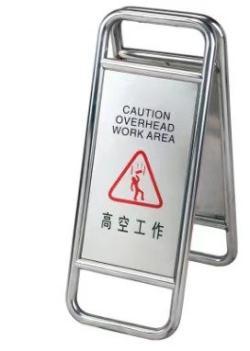 Знак предупреждающий о скользком полу из нержавеющей стали (арт. 25-5083746)