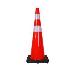 Конус дорожный гибкий ПВХ с резиновой основой 36 дюймов (арт. 25-5083751)