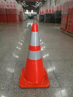 Конус дорожный гибкий ПВХ 70 см для безопасности (арт. 25-5083766)