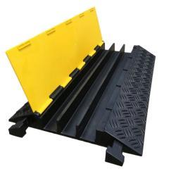 Мостик кабельный резиновый желтый трехканальный (арт. 25-5083780)