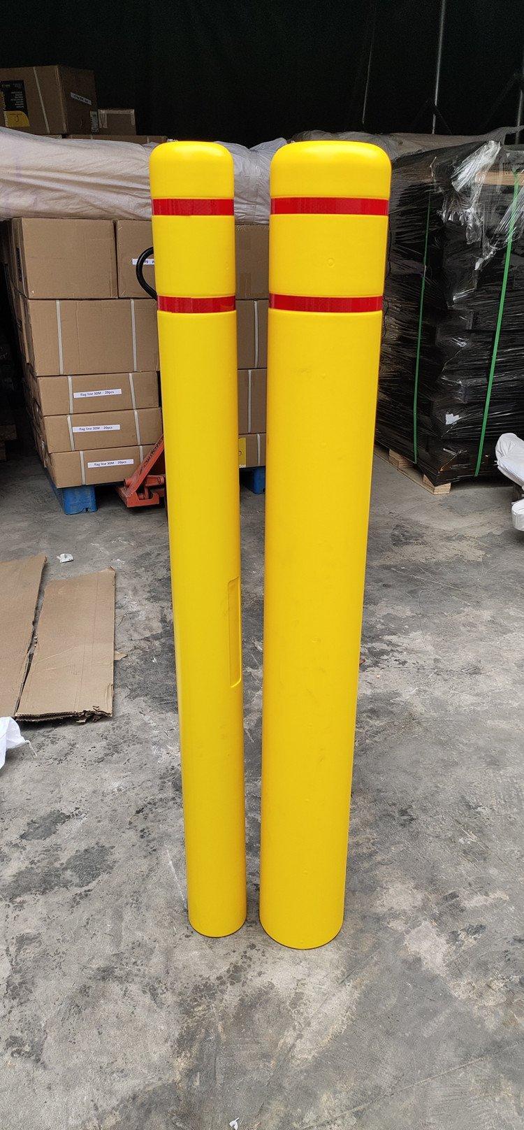 Боллард пластиковый дорожный желтый UV-стойкий 4 и 6 дюймов (арт. 25-5083783)