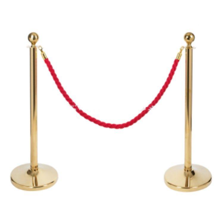 Стойка ограждения с канатом из нержавеющей стали для контроля толпы (арт. 25-5083821)