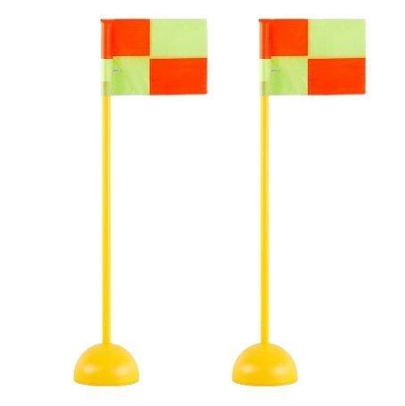 Флажки угловые футбольные с водяной подставкой для газона (арт. 25-5083830)